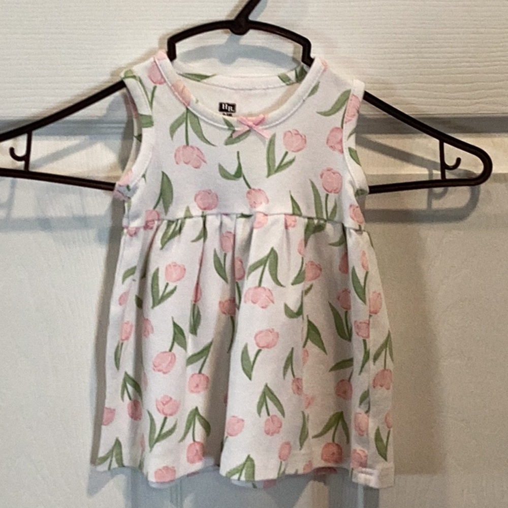 Floral Sleeveless Kids dress